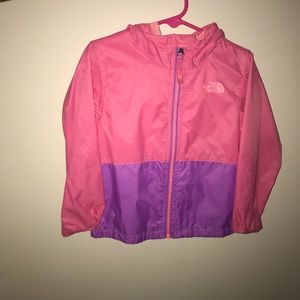 3T girl Northface waterproof jacket